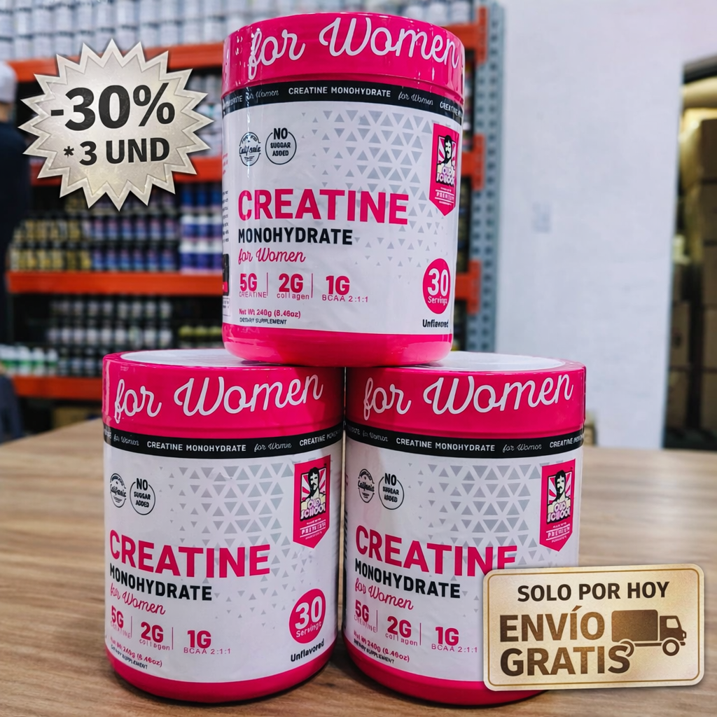 “Creatina Premium para Mujeres – Más Fuerza, Energía y Resultados Reales” * 3 Und