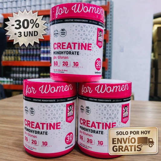 “Creatina Premium para Mujeres – Más Fuerza, Energía y Resultados Reales” * 3 Und
