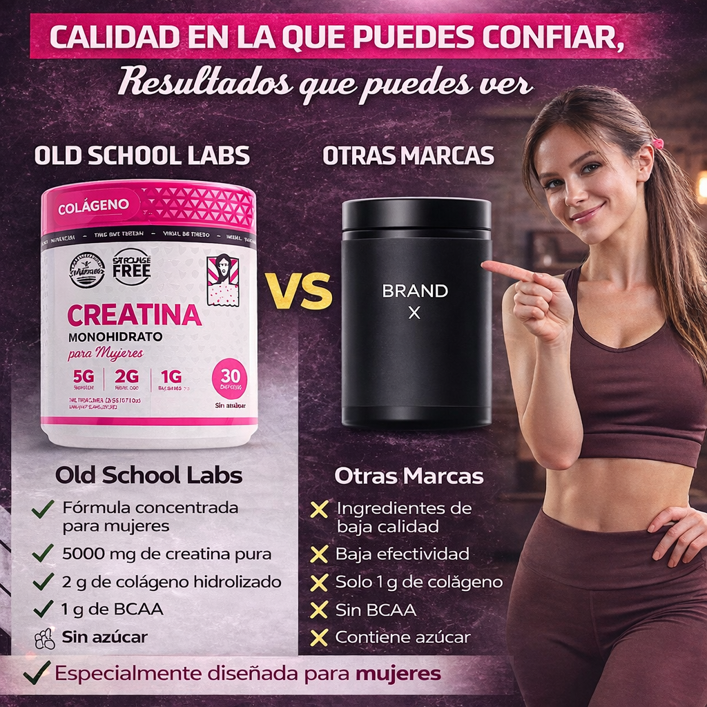 “Creatina Premium para Mujeres y Hombres– Más Fuerza, Energía y Resultados Reales” 2 creatinas para mujer y una para hombre
