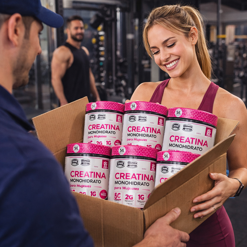 “Creatina Premium para Mujeres – Más Fuerza, Energía y Resultados Reales” * 6 Und