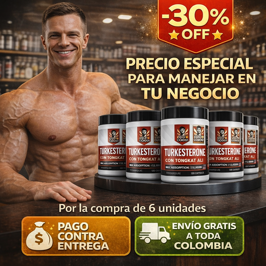 Turkesterone Old School Labs: Gana masa muscular y fuerza sin esteroides. * 6 und