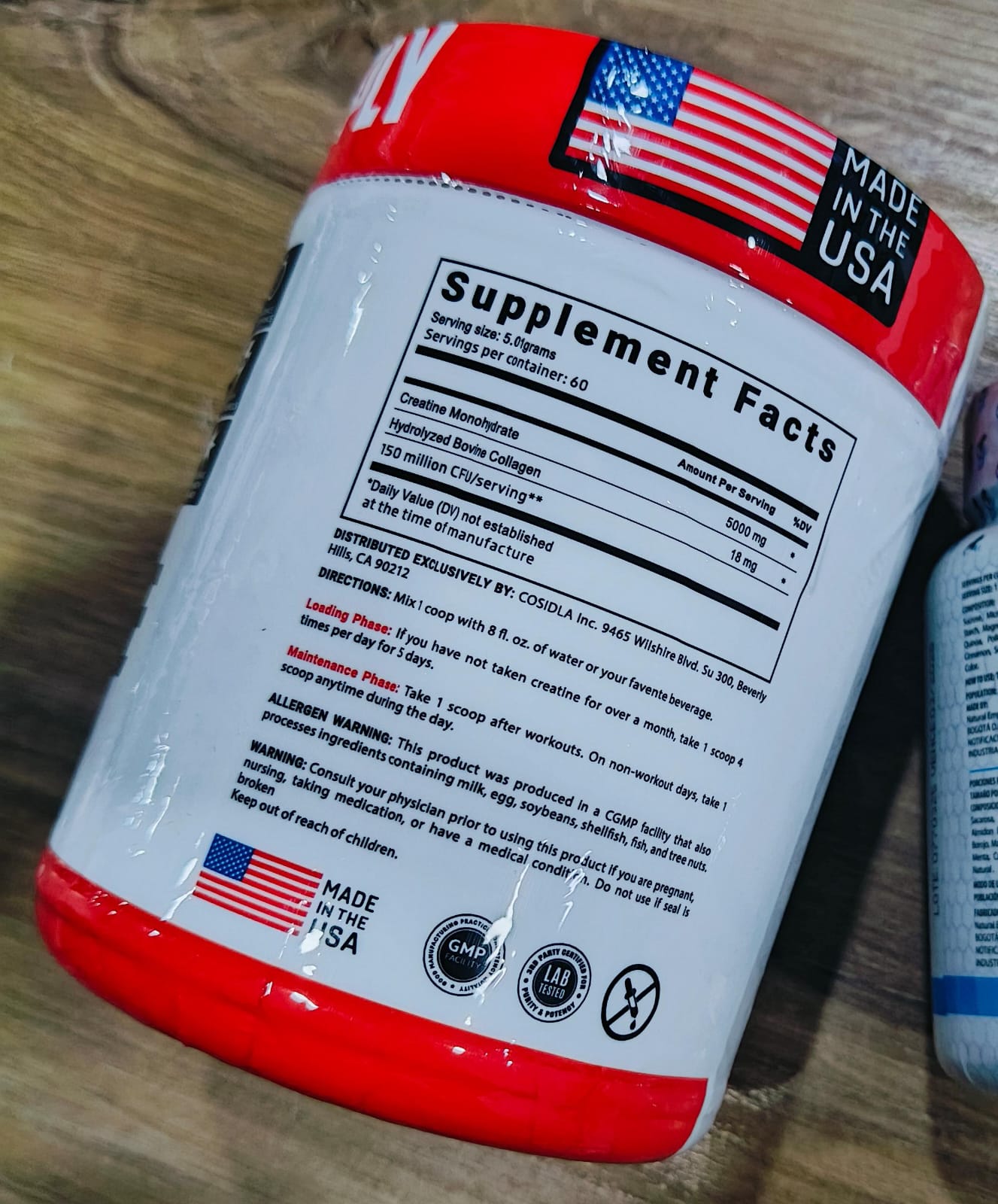 “Resultados Reales en el Gym – Creatina de Alta Pureza para Hombres” * 2 UNd